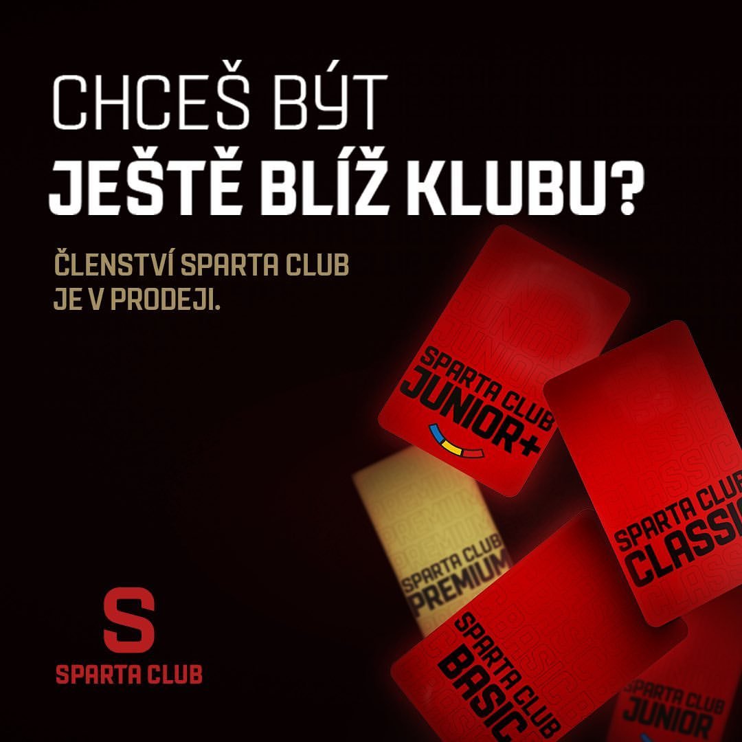 ??❤️ SPARTA CLUB | Volný prodej členství je spuštěn! I vy tak můžete mít přístup k exkluzivním výhodám, účastnit se speciálních akcí a potkat se s hráči Sparty! Více na webu ACS! #acsparta